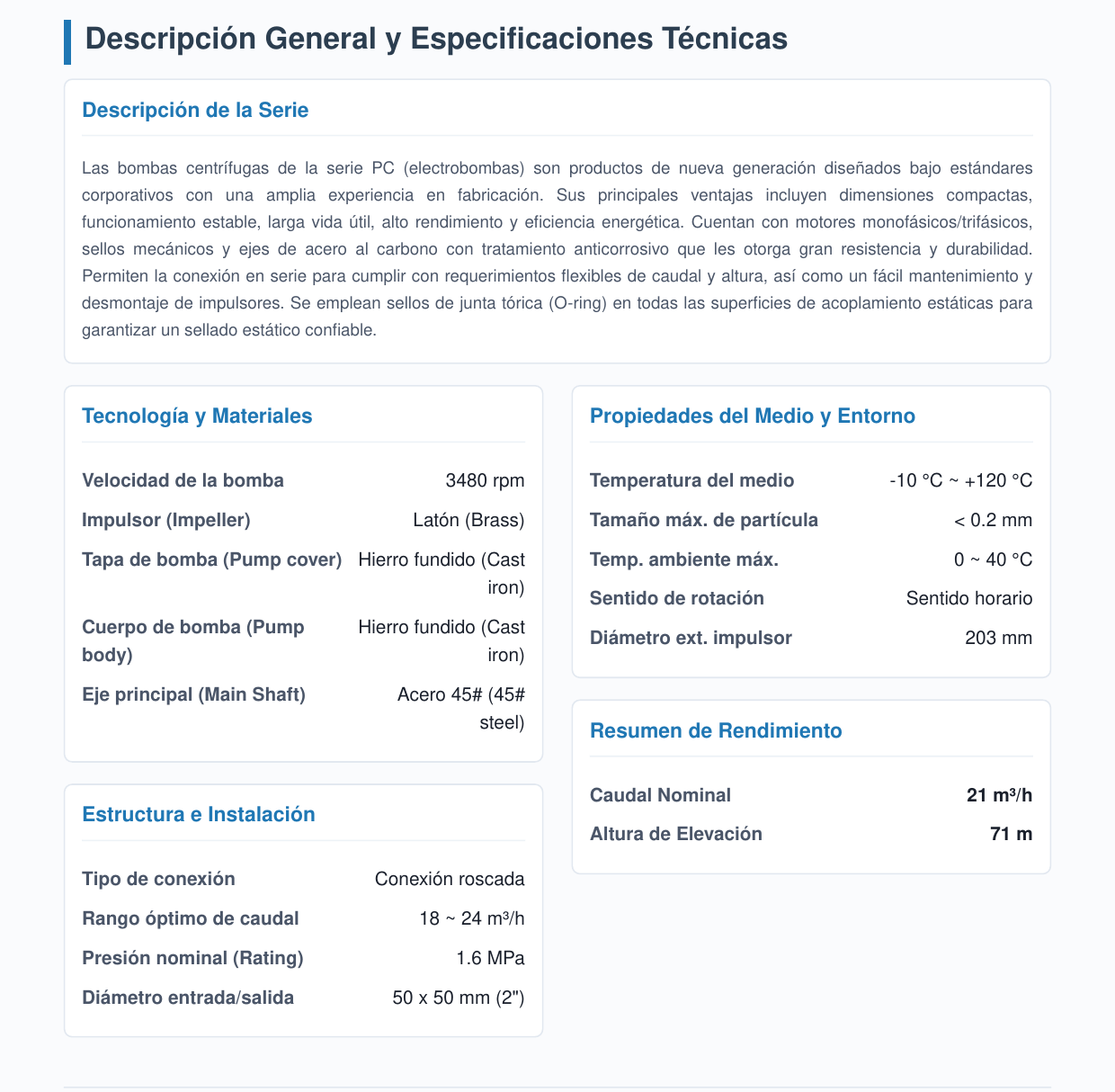 Descripción General y Especificaciones Técnicas