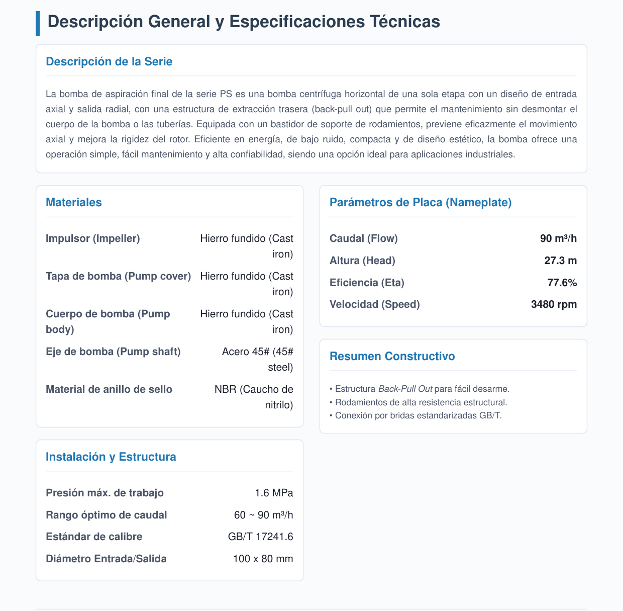 Descripción General y Especificaciones Técnicas